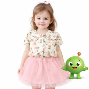 CONJUNTO INFANTIL POLERA + FALDA